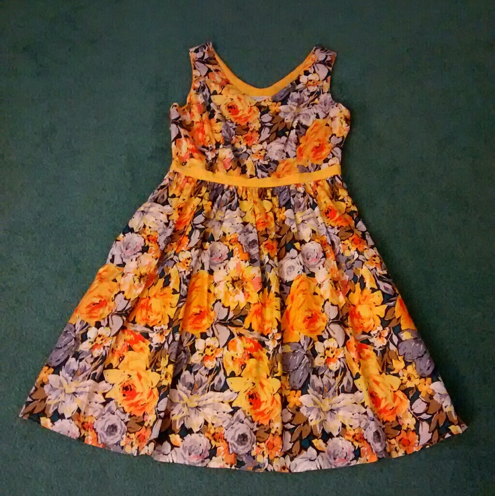 Isaac Mizrahi Live Sleeveless Floral Printed Dress